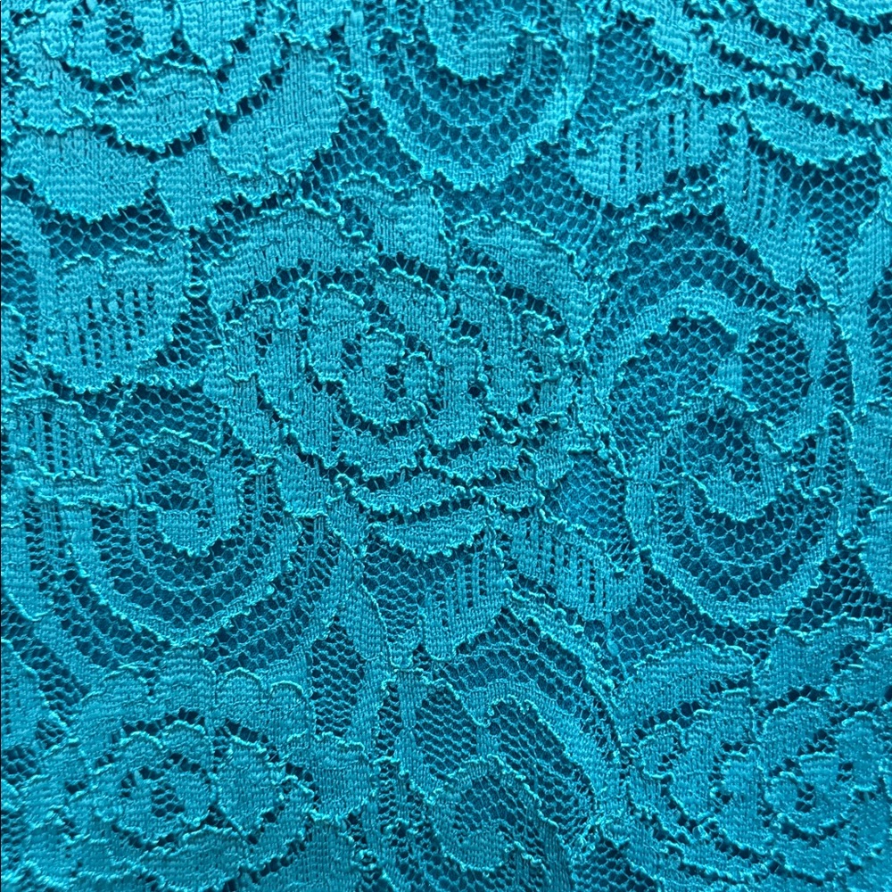 Ricki's Teal Lace Midi Dress - Picture 3 of 7
